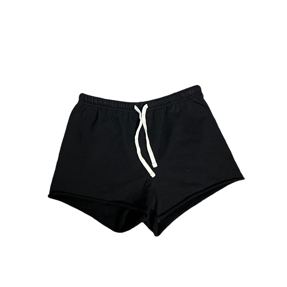 Hey Gang Women’s The Sweat Shorts Black Elastic Waist Size 3